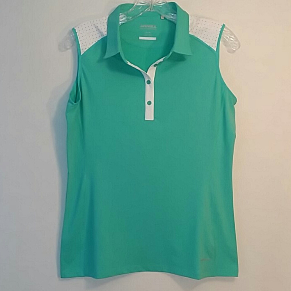 Annika By Cutter Buck Golf Shirt Size M